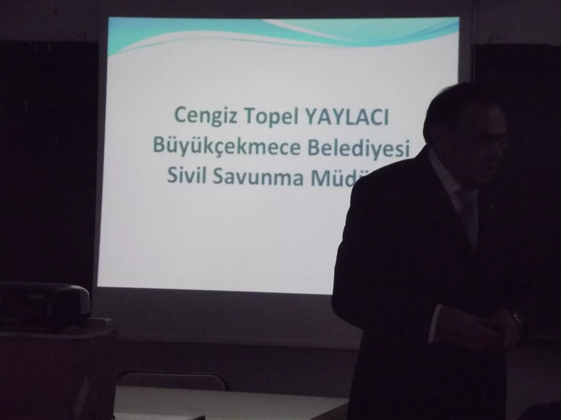 2015 Ocak 21 Cengiz Topal Yaylacı ile Sivil Savunma Semineri Eğitimi